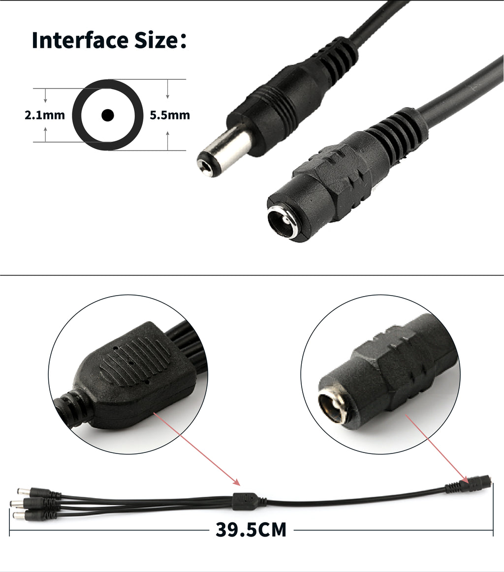 Power Splitter Cable 1 to 8 Power Splitter Cable 12V 6A Rated ( Rasta Cable )