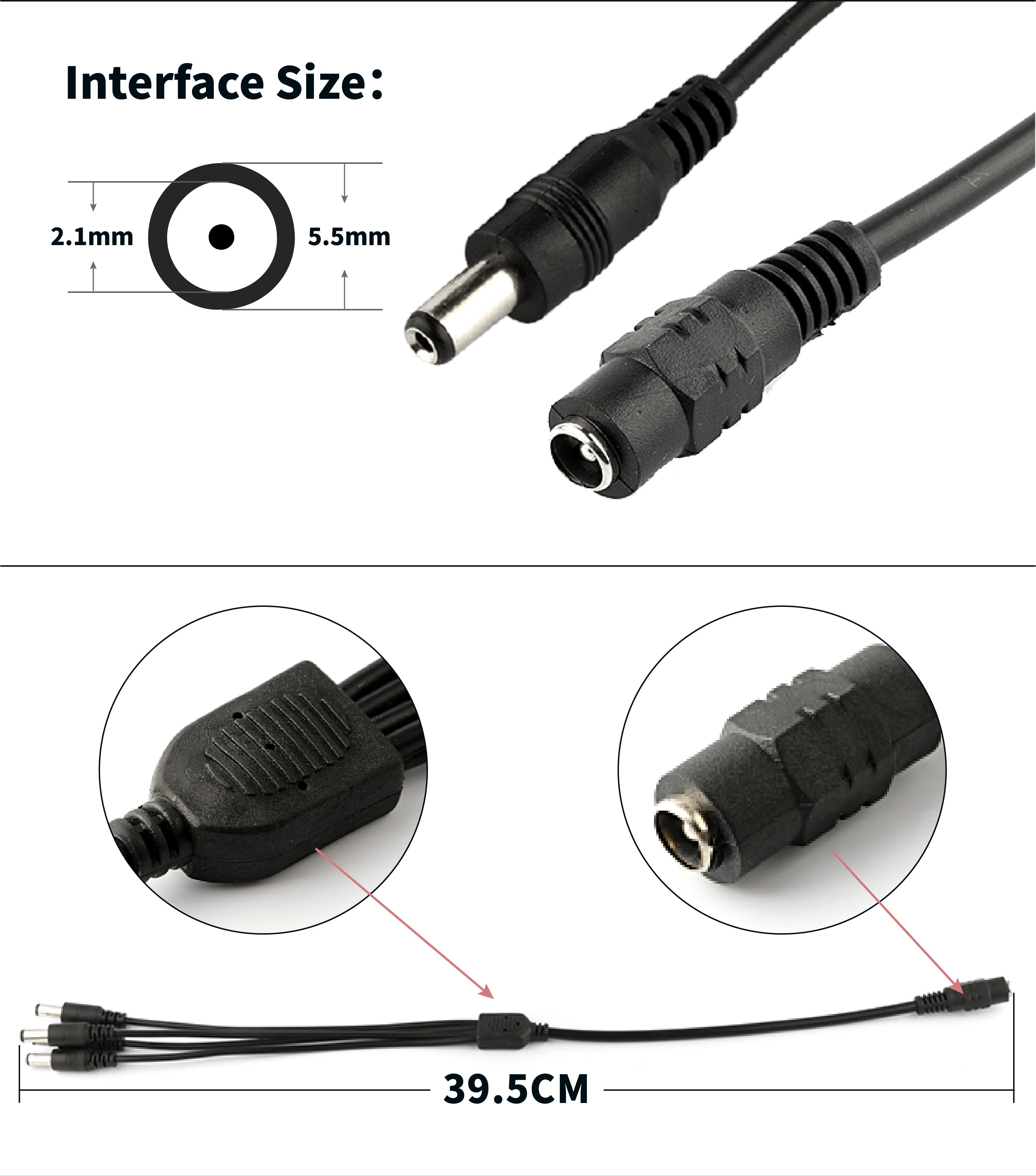 Power Splitter Cable 1 to 8 Power Splitter Cable 12V 6A Rated ( Rasta Cable )