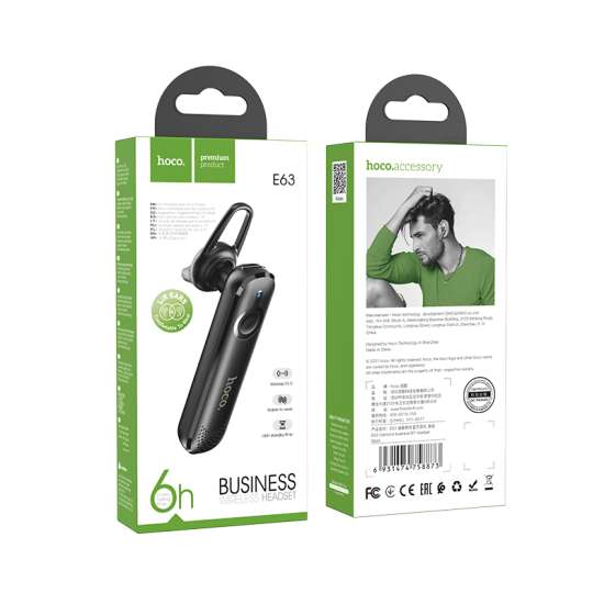 HOCO. E63 Wireless Earphone with Microphone (BT v5.0