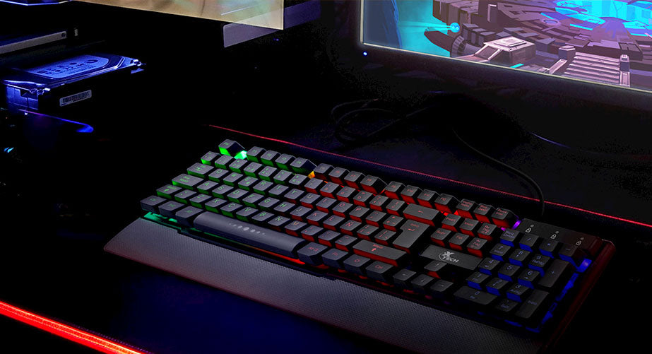 Armiger  Wired Multimedia gaming keyboard with Multi-color LED backlight - XTK-510E