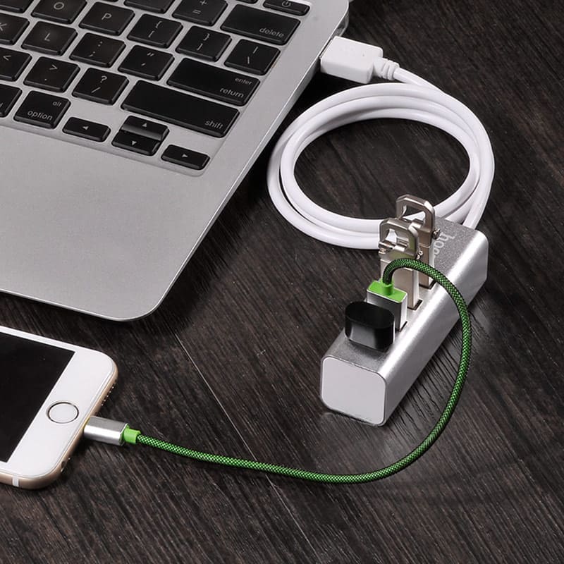 USB hub “HB1” USB-A to four ports USB 2.0 charging and data sync
