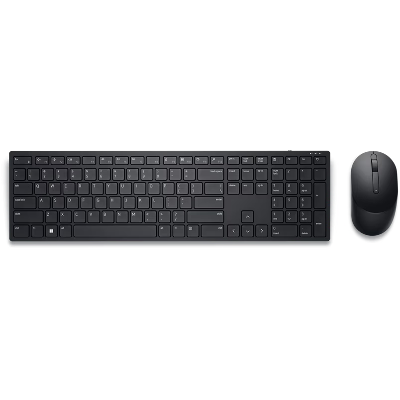 Dell Pro Keyboard and Mouse - KM5221W - US English - Black